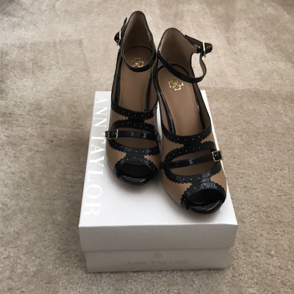 Ann Taylor Peeptoe Heel